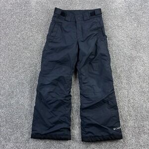 Columbia Snow Pants Youth 8 Black Ski Snowboard Insulated Waterproof Winter